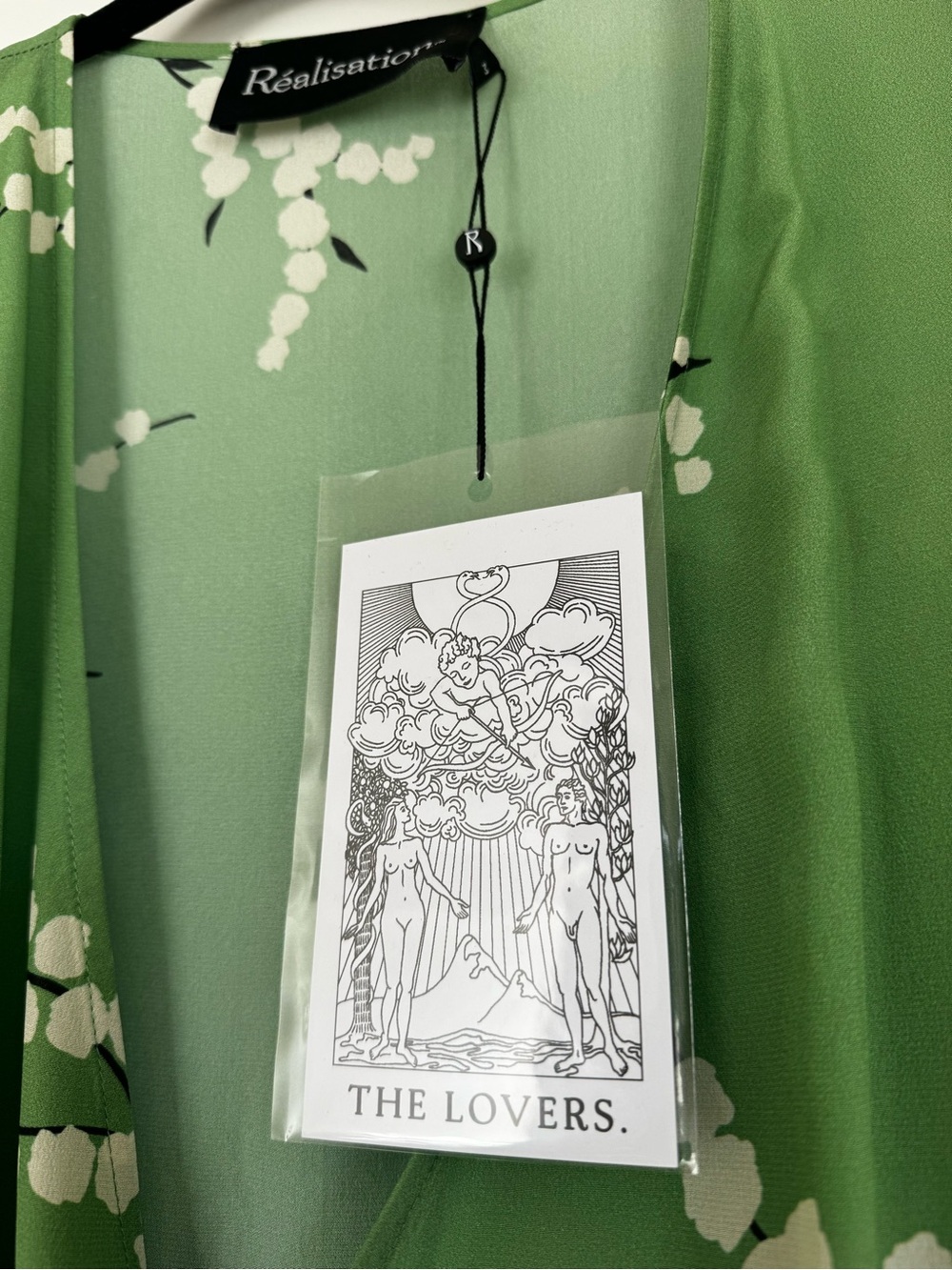 Realisation Par The Violette Green Floral Wrap Dress - Picture 7 of 9